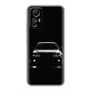 Чехол для Редми Ноут 12с - с принтом БМВ (AlphaPrint) (Машина BMW)