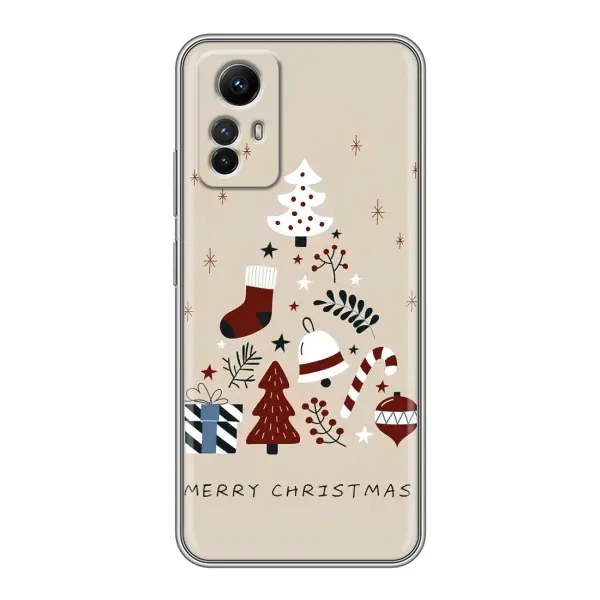 Чехол с принтом «Merry Christmas» для Xiaomi Redmi Note 12s