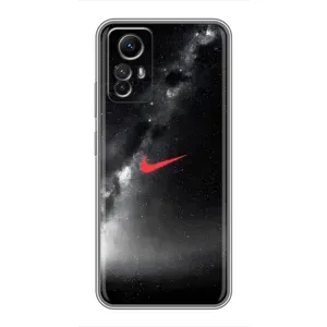 Чехол для Xiaomi Redmi Note 12s - с принтом Найк (AlphaPrint) (Найк красный)