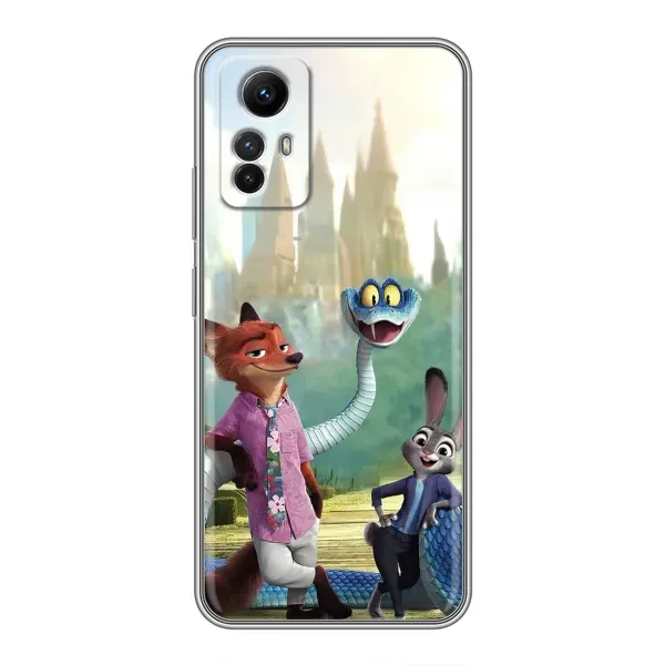 Чохол з принтом «Герої мультфільму Зоотрополіс» для Xiaomi Redmi Note 12s