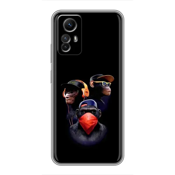 Чохол з принтом «Три мавпи» для Xiaomi Redmi Note 12s