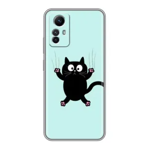 Чохол з принтом для Xiaomi Redmi Note 12s (AlphaPrint) Модні коти (Падаючий кіт)