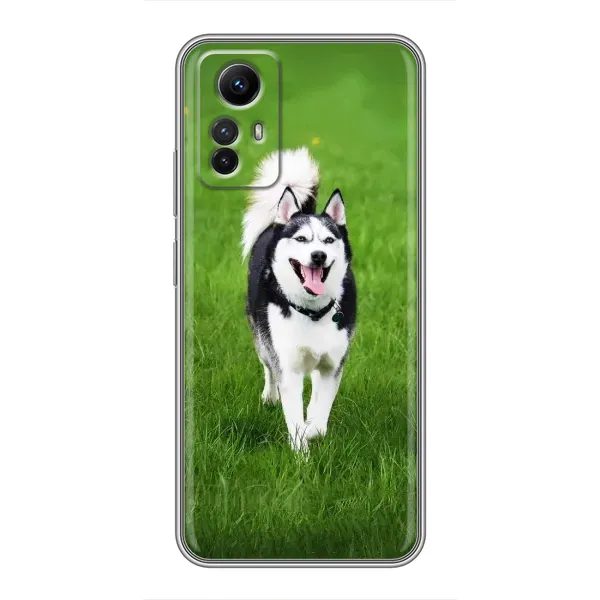 Чехол с принтом «Радостный Хаски» для Xiaomi Redmi Note 12s