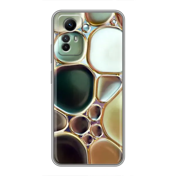 Чехол с принтом «Радужный Мрамор» для Xiaomi Redmi Note 12s