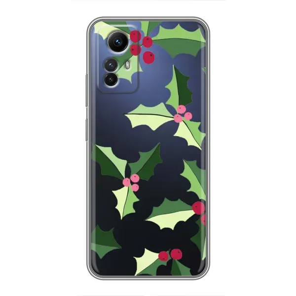 Чехол с принтом «Рождественский фон» для Xiaomi Redmi Note 12s