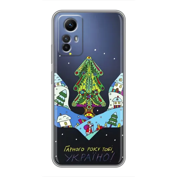 Чехол с принтом «Рождественский герб» для Xiaomi Redmi Note 12s