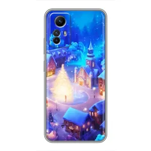 Різдвяні Чохли для Xiaomi Redmi Note 12s (VPrint) (Різдвяне місто)