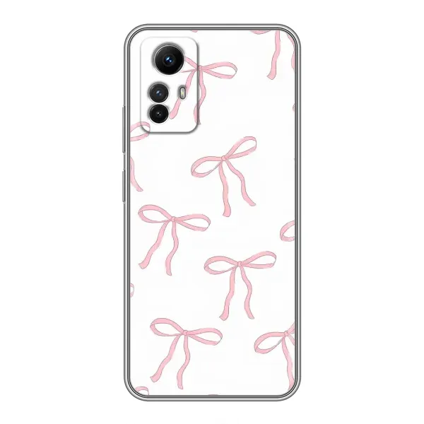 Чехол с принтом «Розовые бантики» для Xiaomi Redmi Note 12s