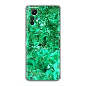 Мраморний чехол на Xiaomi Redmi Note 12s (VPrint) (Салатовий Мрамор)