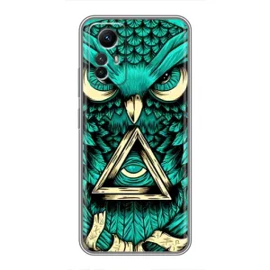 Чохол з пташками на Xiaomi Redmi Note 12s (VPrint) (Сова з оком)