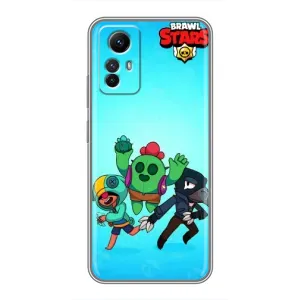 Чехлы Brawl Stars для Xiaomi Redmi Note 12s (AlphaPrint) (Тріо героїв)