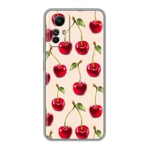 Чохли з фруктами для Xiaomi Redmi Note 12s (VPrint) (Черешня)