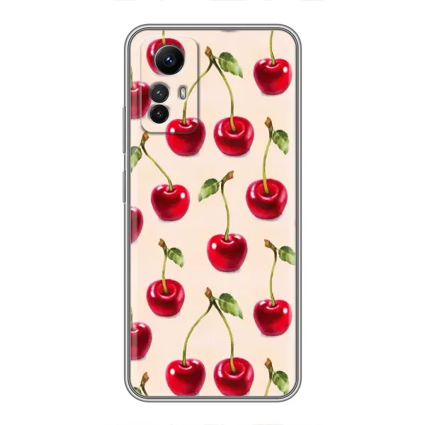 Чохол з принтом «Черешня» для Xiaomi Redmi Note 12s