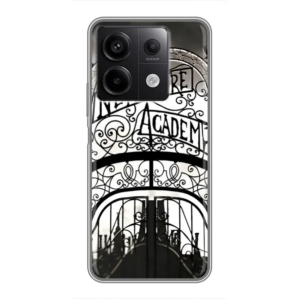 Чехол с принтом «Ворота Академии Невермор» для Xiaomi Redmi Note 13 (5G)