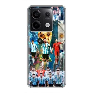 Чехлы Месси для Xiaomi Redmi Note 13 (5G) (AlphaPrint) (Аргентина Месси)