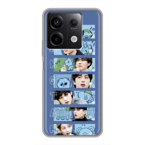 Чехлы BTS для Xiaomi Redmi Note 13 (5G) (AlphaPrint) (Bangtan)