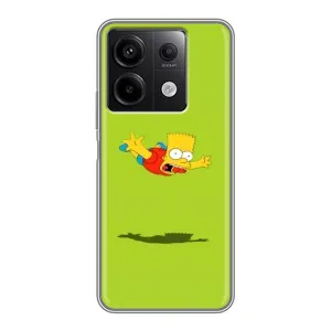 Чехол с Симпсонами для Xiaomi Redmi Note 13 (5G) (VPrint) (Барт Симпсон)