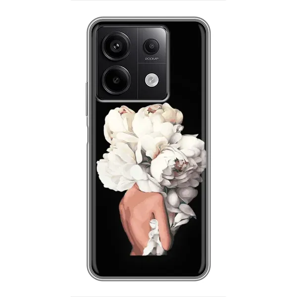 Чехол с принтом «Белые цветы» для Xiaomi Redmi Note 13 (5G) Чехол с принтом «Белые цветы» для Xiaomi Redmi Note 13 (5G)