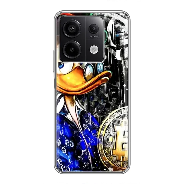 Чехол с принтом «Биткойн Скрудж» для Xiaomi Redmi Note 13 (5G)