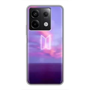 Чехлы BTS для Xiaomi Redmi Note 13 (5G) (AlphaPrint) (BTS логотип)