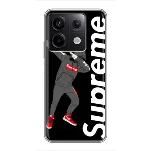Чехол для Xiaomi Redmi Note 13 (5G) с картинкой Supreme (AlphaPrint) (Деб Суприм)