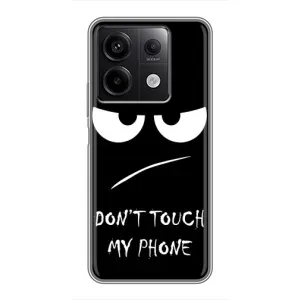 Чехол для Редми Нот 13 (5G) - (AlphaPrint) с печатью (ТОП продаж) (Dont Touch)