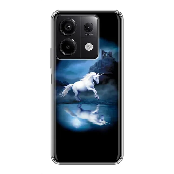 Чехол с принтом «Единорог» для Xiaomi Redmi Note 13 (5G)
