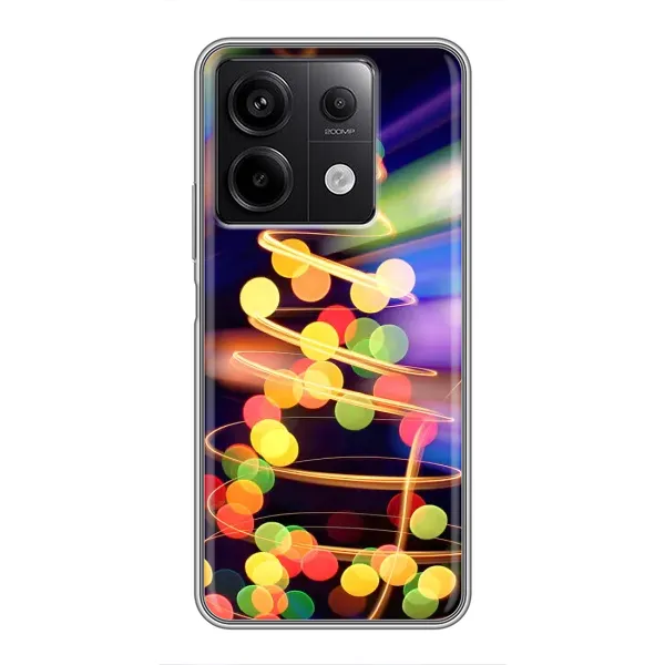 Чехол с принтом «Елка с гирлянд» для Xiaomi Redmi Note 13 (5G) Чехол с принтом «Елка с гирлянд» для Xiaomi Redmi Note 13 (5G)