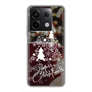 Рождественские Чехлы для Xiaomi Redmi Note 13 (5G) (VPrint) (Елочка узорная)