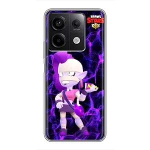 Чехлы Brawl Stars для Xiaomi Redmi Note 13 (5G) (AlphaPrint) (Эмз Бравл Старс)