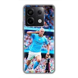 Чехлы с футболистом Ерлинг Холанд для Xiaomi Redmi Note 13 (5G) (AlphaPrint) (фанаты Холанда)