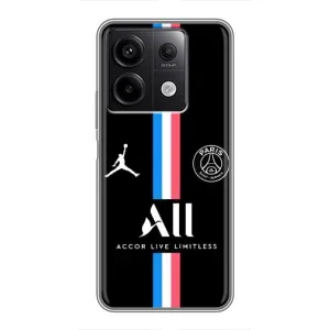 Чехлы PSG для Xiaomi Redmi Note 13 (5G) (AlphaPrint) (футболка ПСЖ)