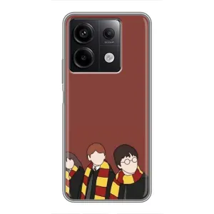 Чехлы с Гарри Поттером для Xiaomi Redmi Note 13 (5G) (AlphaPrint) (Гарри с друзьями)