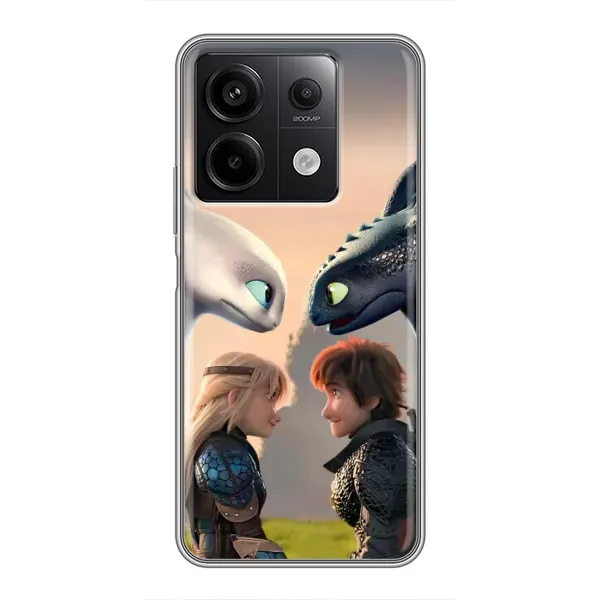 Чохол з принтом «Гикавка і Астрід» для Xiaomi Redmi Note 13 (5G)