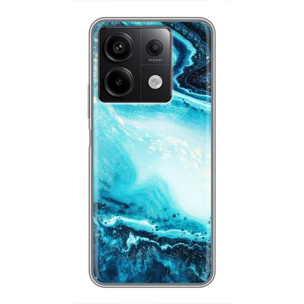 Чехол с принтом «Голубой мрамор» для Xiaomi Redmi Note 13 (5G) Чехол с принтом «Голубой мрамор» для Xiaomi Redmi Note 13 (5G)