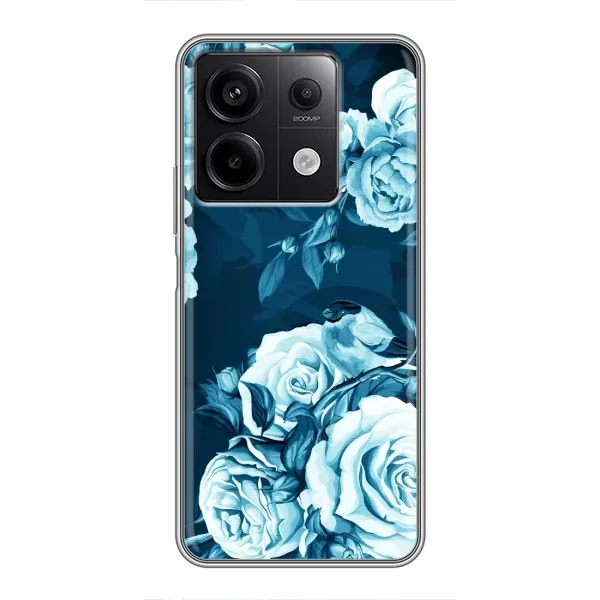 Чехол с принтом «Голубые Бутоны» для Xiaomi Redmi Note 13 (5G) Чехол с принтом «Голубые Бутоны» для Xiaomi Redmi Note 13 (5G)
