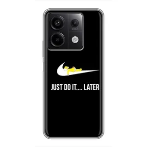 Чехол с Симпсонами для Xiaomi Redmi Note 13 (5G) (VPrint) (Гомер Later)