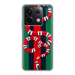 Чехлы ГУЧЧИ для Редми Нот 13 (5G) (AlphaPrint) (Gucci змия)