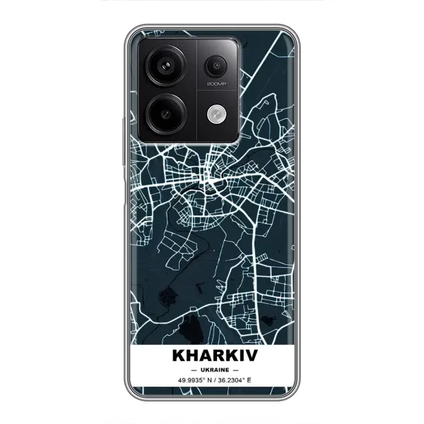 Чехол с принтом «Харьков» для Xiaomi Redmi Note 13 (5G)