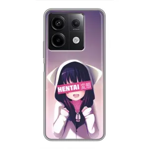 Чехлы Персонажи Аниме Наруто для Xiaomi Redmi Note 13 (5G) (AlphaPrint) (Hentai chan)