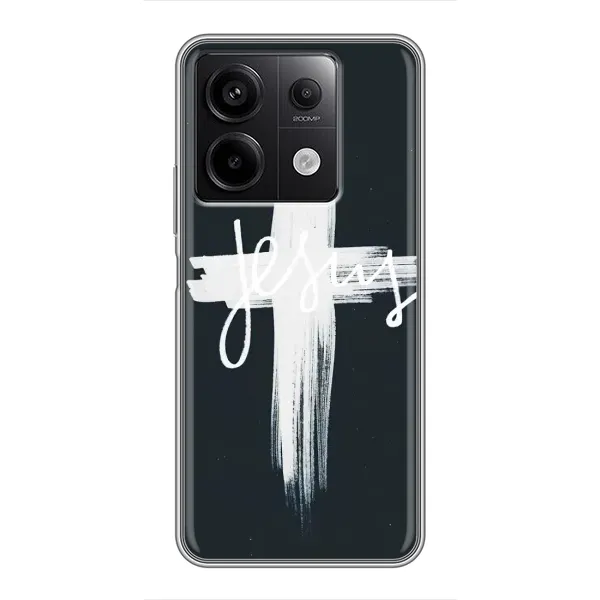 Чехол с принтом «Иисус» для Xiaomi Redmi Note 13 (5G)