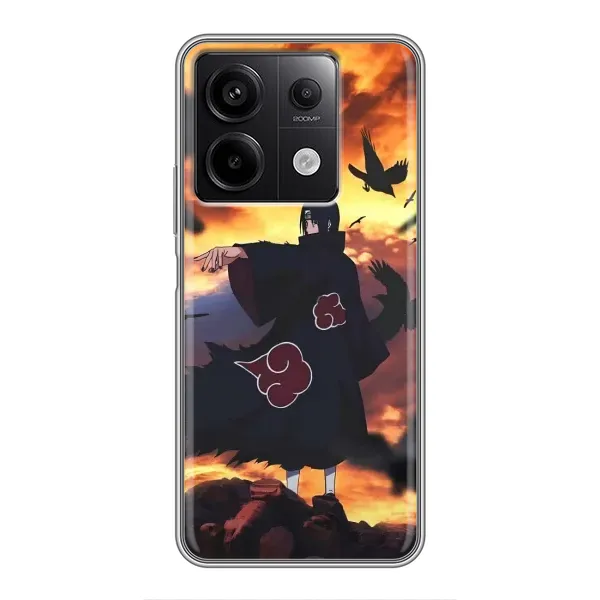 Чехол с принтом «Итачи с воронами» для Xiaomi Redmi Note 13 (5G) Чехол с принтом «Итачи с воронами» для Xiaomi Redmi Note 13 (5G)