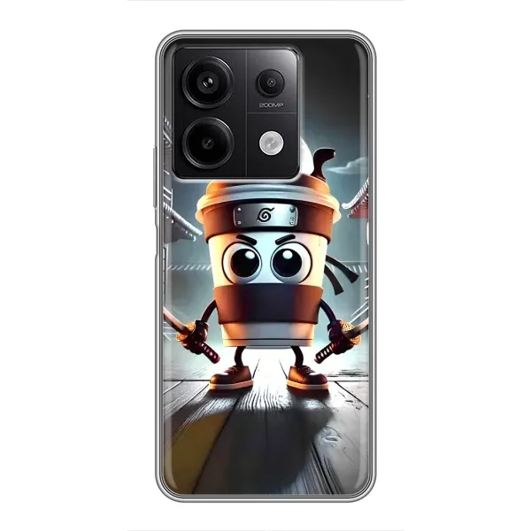 Чехол с принтом «Капучино асасино» для Xiaomi Redmi Note 13 (5G)