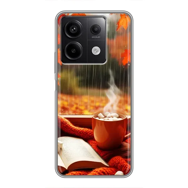 Чохол з принтом «Кава і дощ» для Xiaomi Redmi Note 13 (5G) Чохол з принтом «Кава і дощ» для Xiaomi Redmi Note 13 (5G)