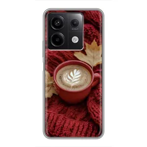 Чохол з унікальним дизайном 'Осінь з кавою' для Xiaomi Redmi Note 13 (5G) (Кава на ковдрі)