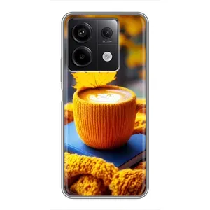 Чохол з унікальним дизайном 'Осінь з кавою' для Xiaomi Redmi Note 13 (5G) (Кава на жовтому пледі)