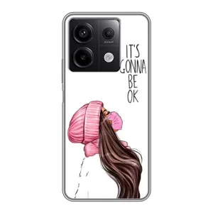 Чехол с печатью для Xiaomi Redmi Note 13 (5G) - (Мода) (AlphaPrint) (Коронавирус)