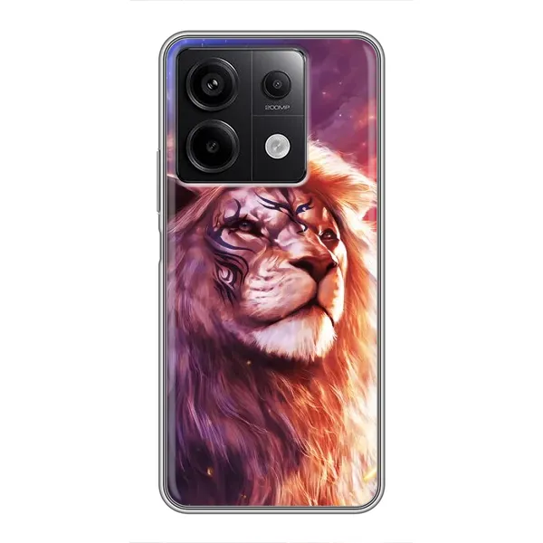 Чехол с принтом «Красочный Лев» для Xiaomi Redmi Note 13 (5G)