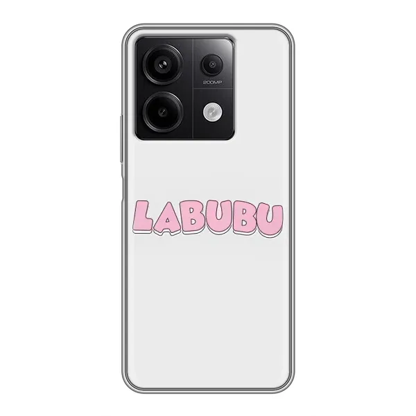 Чехол с принтом «Лого Лабубу» для Xiaomi Redmi Note 13 (5G)