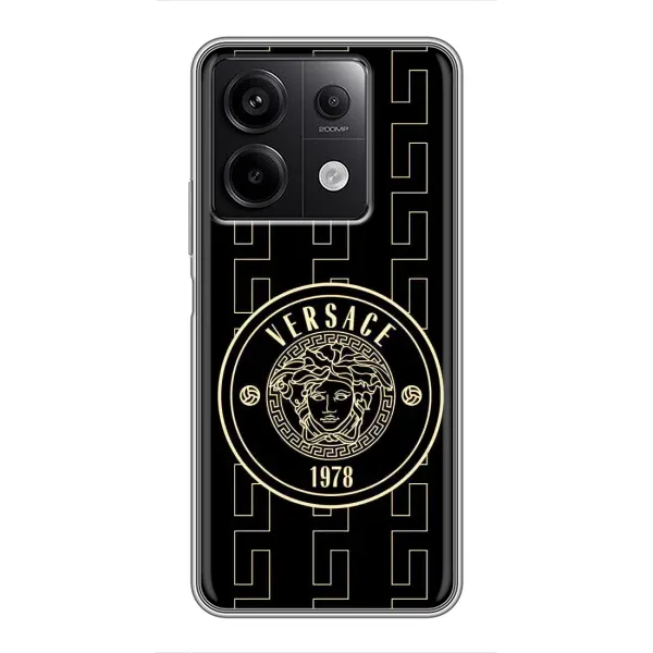 Чехол с принтом «Лого Версаче» для Xiaomi Redmi Note 13 (5G)